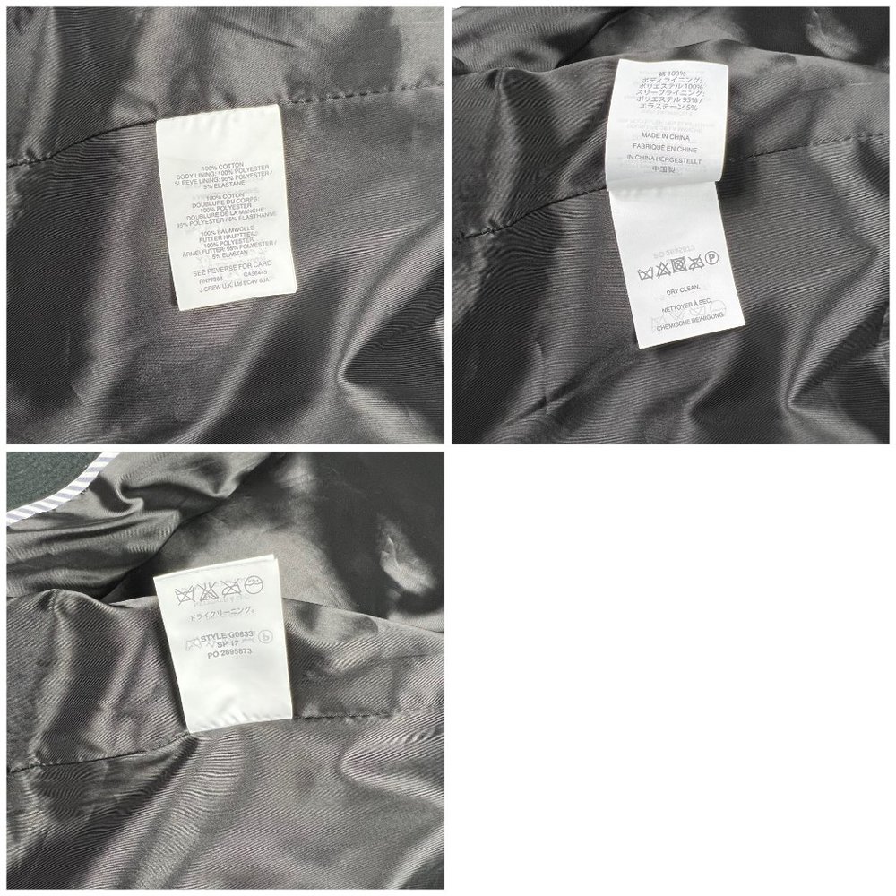 J Crew Blazer Women 6 Small Black Parke Jacket Textured Sport Coat Suit Casual 4 - Picture 10 of 11